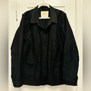 Le Mont St Michel French Cotton Black Work Jacket